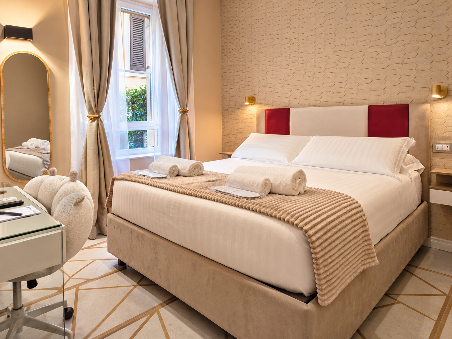 MR-Hab. beige cama
